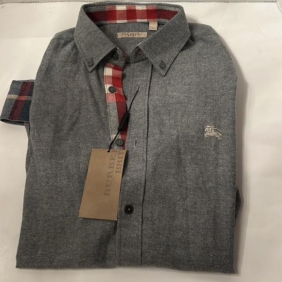New Burberry Birt Men’s Button Down - Picture 2 of 7